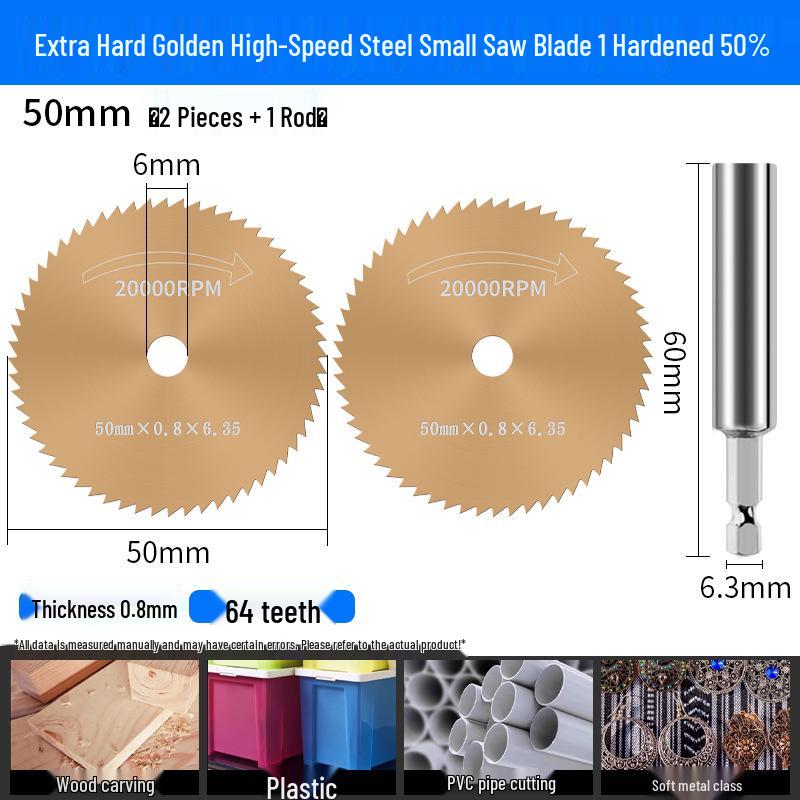 High-Speed Steel Mini Circular Saw Blade for Electric Drill and Grinder