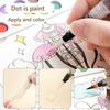Creative Cartoon Coloring Book Multicolor with Solid Pigment Doodles Book Early Childhood Education Graffiti Art Book Toy