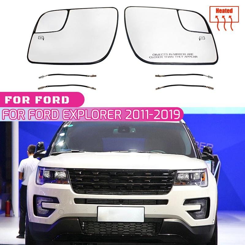 Vetro Lente Vetro Specchietto Retrovisore Laterale Riscaldabile Ala Per Ford Explorer 2011 2012 2013 2014 2015 2016 2017 2018