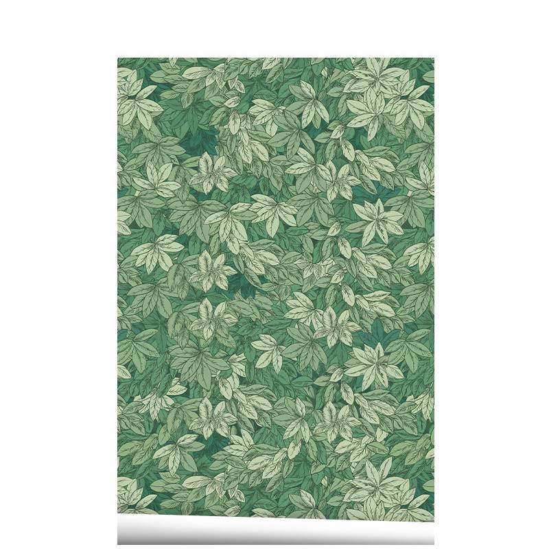 

Современные обои с зелеными листьями, самоклеящиеся, натуральные листья, самоклеящиеся настенные покрытия, водонепроницаемые, съемные наклейки на стену с листьями, для дома 1mx40cm