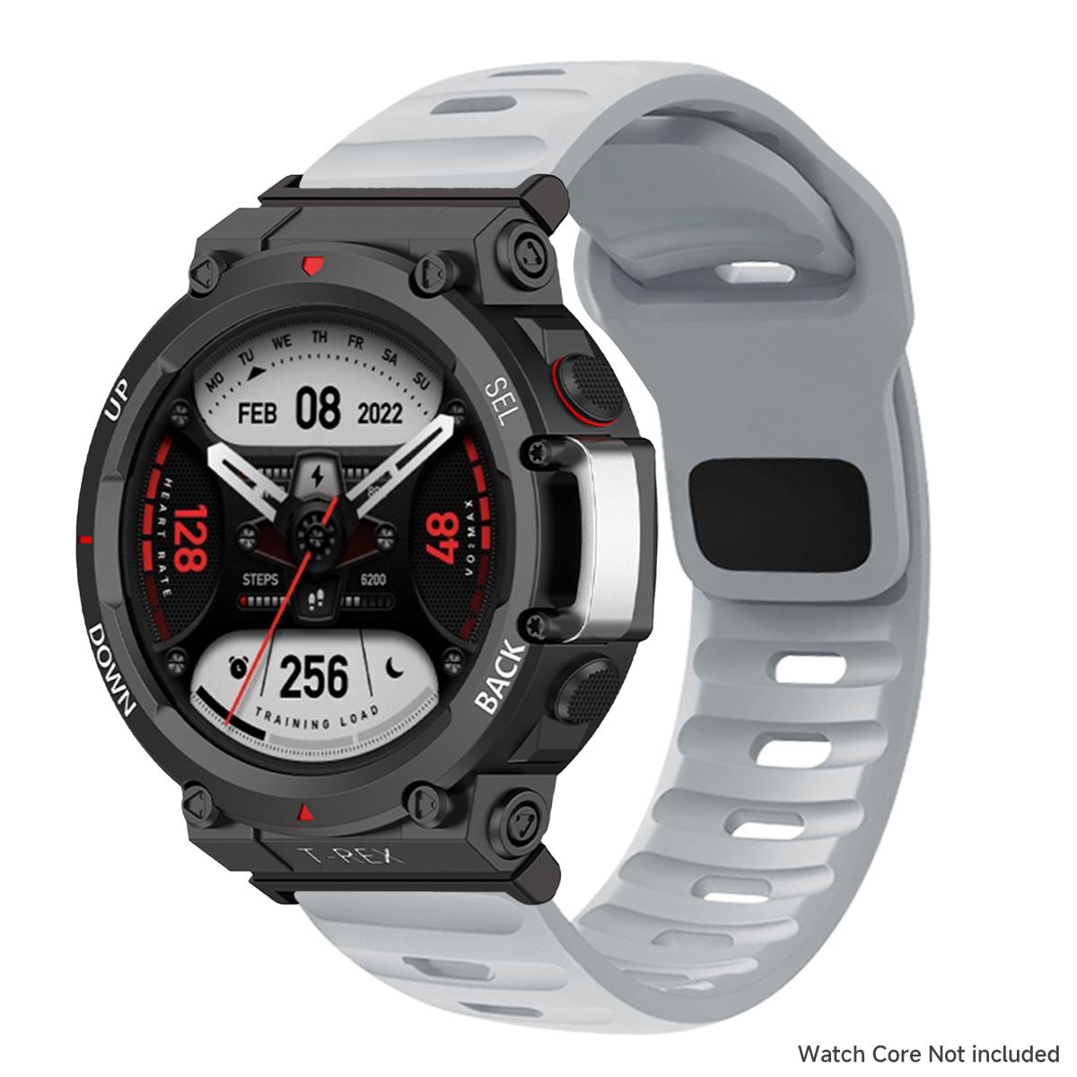 

Silicone Band For Huami Amazfit T-REX 3/2 Smart Watch Sports Strap Bracelet For Xiaomi Amazfit T-Rex/T Rex Pro 2 Rubber Correa For Amazfit T-Rex 3
