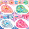 6 Pack Axolotl Slime Kit, Cloud Slime, Butter Slime & Clear Slime, Slime Party Favors for Kids with Axolotl Charms, Soft and Stretchy, Slime for Girls