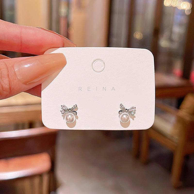 

Серьги-бантики из серебра 925 пробы с цирконием: Простые, универсальные, мини-серьги для студенток