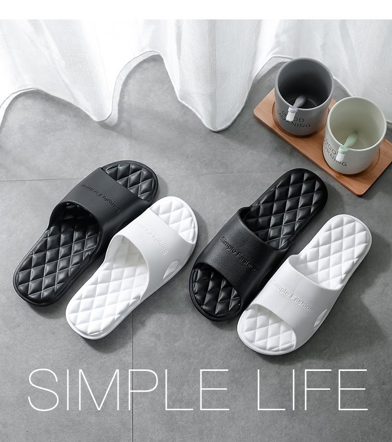 Jie Liya Unisex Non-slip Summer Indoor Slippers for Men & Women