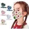 10PCS Kids Disposable Face Mask Christmas 3D Designs 4-Ply Facial