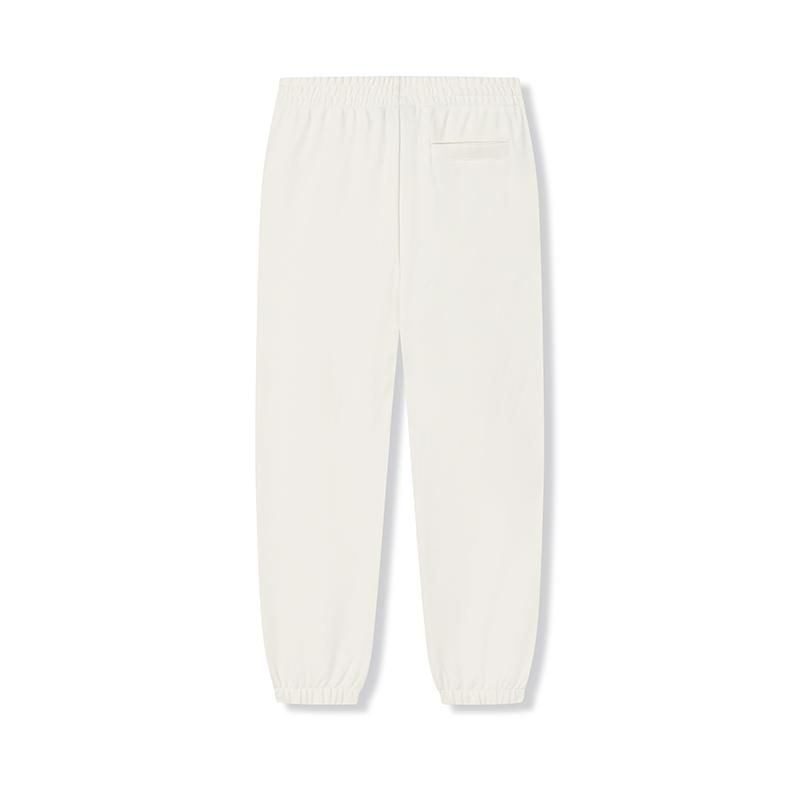 New FILA Knitted Sweatpants Men's Steam White F11M439605FIV