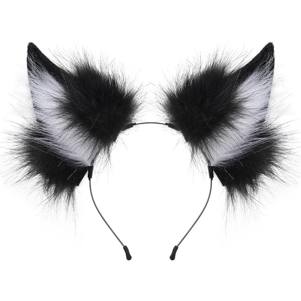 Set Fascia con Orecchie di Volpe e Coda Fatto a Mano - Carino Accessorio Cosplay per Tamamo-no-Mae