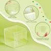 12pcs Clear Acrylic Storage Boxes with Lids for Jewelry Cosmetics Handicrafts Candies Decorative Boxes 4.5cm Jewelrys Organizers