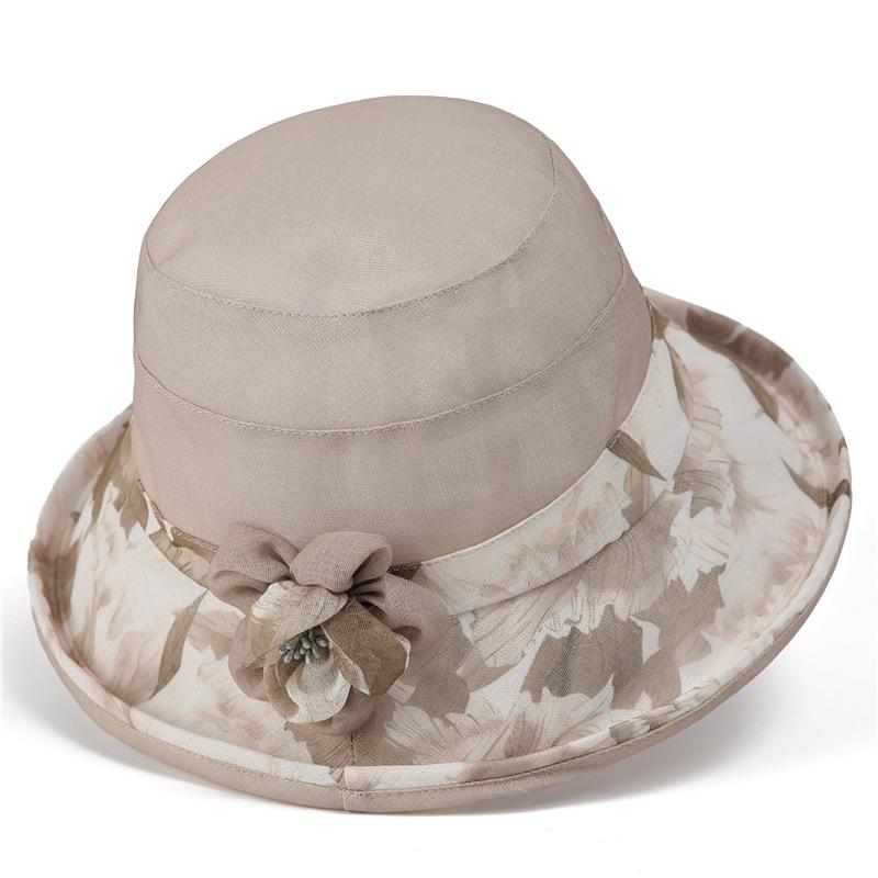 

Sun hat sun hat breathable summer outdoor sun protection bucket hat thin basin hat lady M（56-58cm）