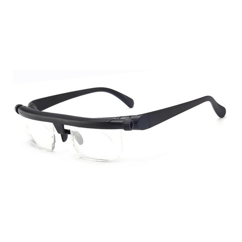Lens Dial Adjustable Glasses Variable Focus Reading Distance Eyeglasses Vision