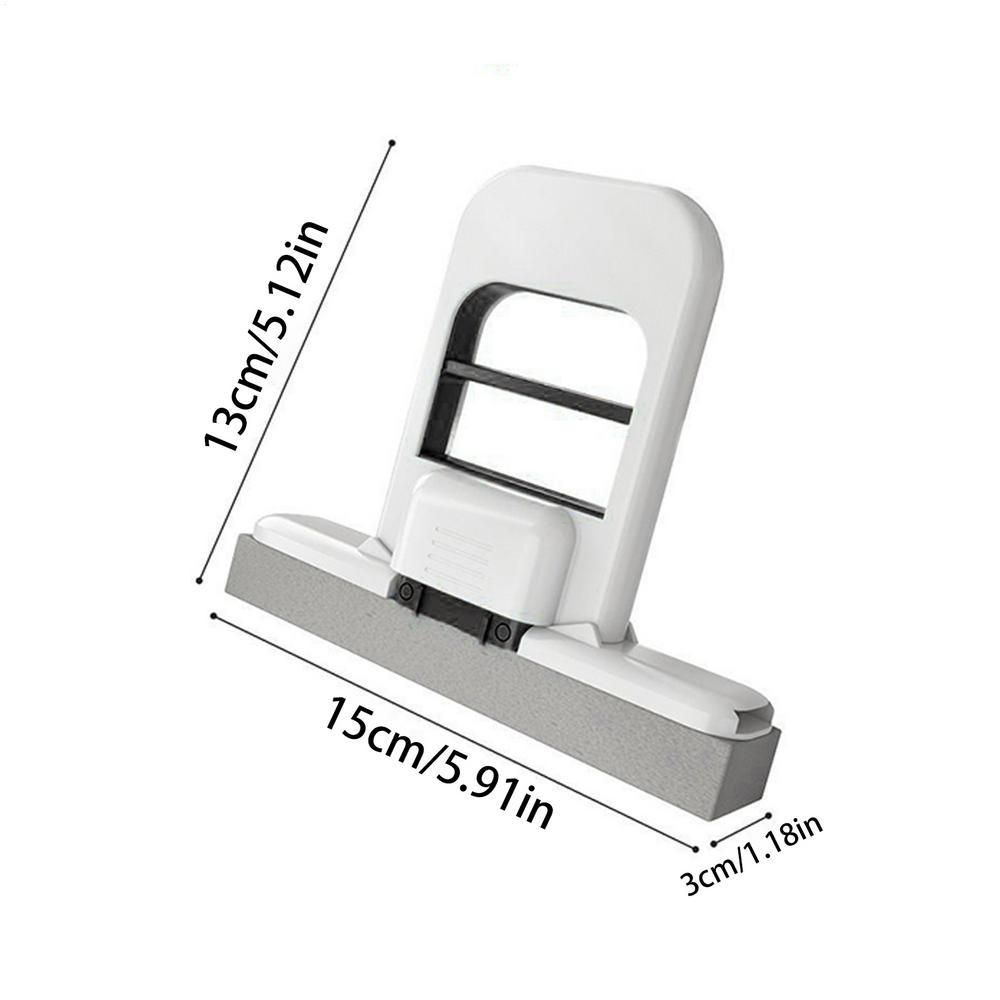 foldable Mini mop for wiping the table handheld cotton-absorbing bathroom, kitchen, housework with 3 Replacement Sponge Heads