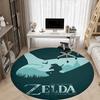 1pc Legend Zelda Office Round Area Rug, Under Office Chairs Bedroom Living Room Home Decor, Room Decoa1016218