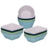 24Pcs Round/Square Silicone Muffin Molds Creative Lunch Box Dividers  Baking Supplies