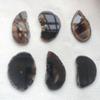 Natural Agate Geode Polished Irregular Crystal Slice Stone With Hole DIY Pendant Mineral Home Decoration Healing Crystal
