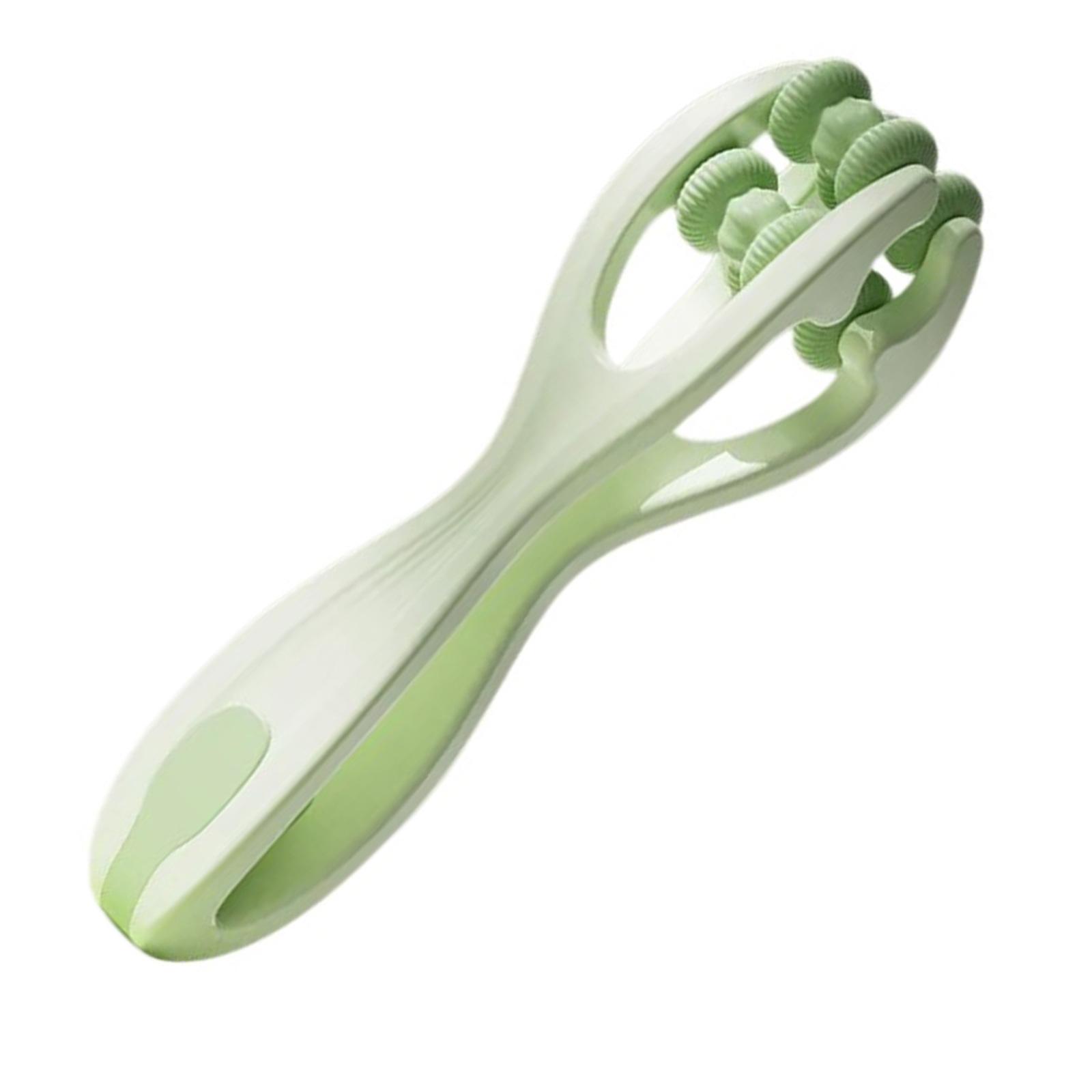 

Ручной массажер для рук, силиконовый массажер для пальцев, двухроликовый массажер для рук, средство для ухода за руками, роликовый массажер для пальцев зелёный