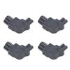 4Pcs IEC320 C6 To IEC320 C7 Power Adapter Right Angle IEC320 C6 To C7 90 Degree Right Turn Power