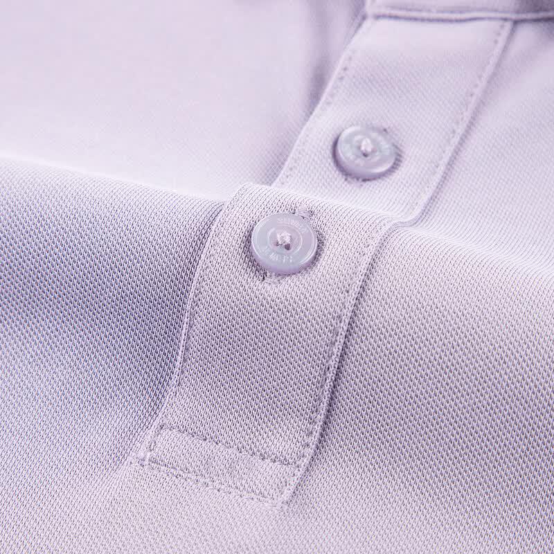 Seven Men's Short Sleeve Polo Shirt with 7A Anti-bacterial, 2A Anti-mite, Non-deforming Collar