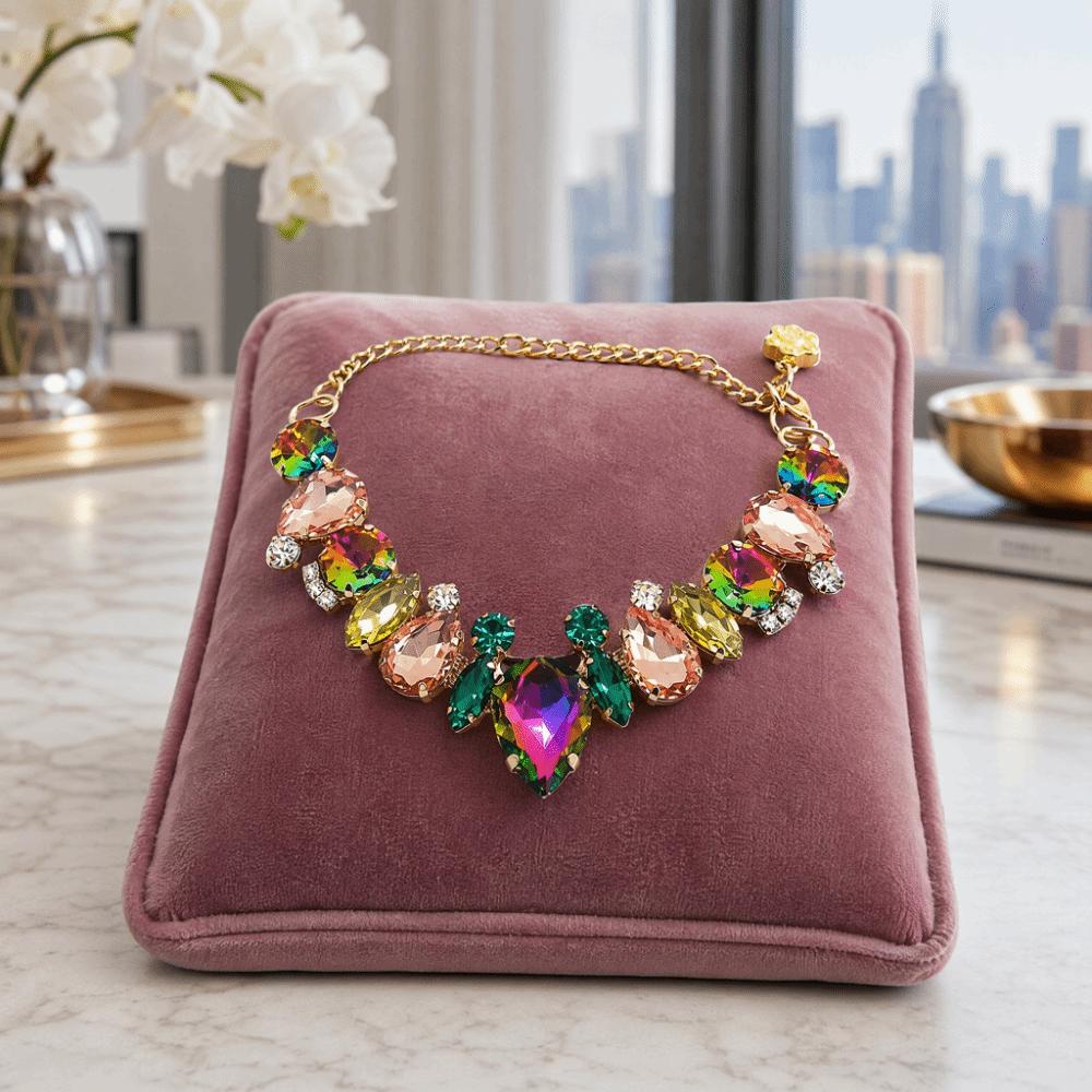 Adjustable Pet Necklace Stainless Steel Diamond Collar Luxury Cat Collar Wedding Photography