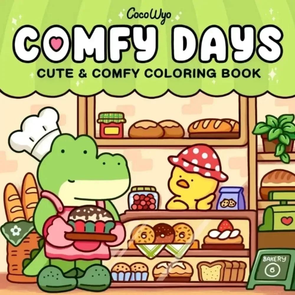 New Cozy Atmosphere Relaxing Coloring Book for Adults and Teens Bold Easy-to-follow Patterns and Girl Moments