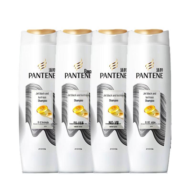 Pantene PRO-V Black & Shine Shampoo (4 x 400ml)