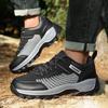 Shoes for Men Breathable Non Slip  Outdoor Casual Lace Up Hiking Sneakers Wear Resistant and Odor Proof Outdoor Hiking Shoes