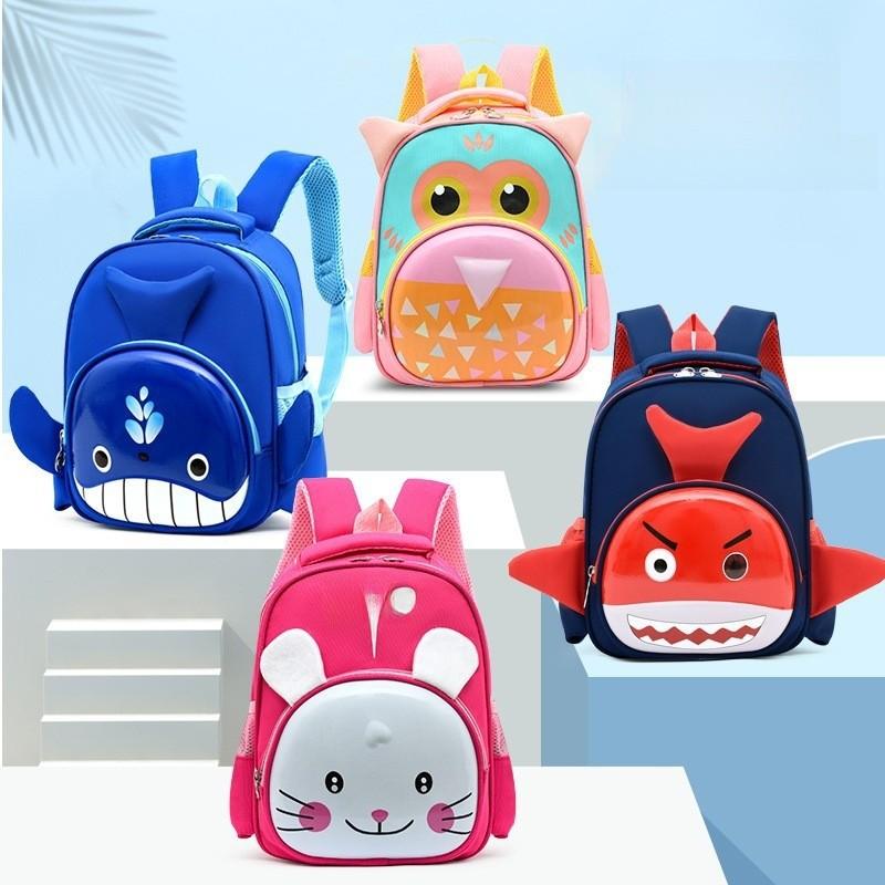 Unicorn Cute Rabbit Dinosaur Shark Puppy Cartoon Animal Backpack Children