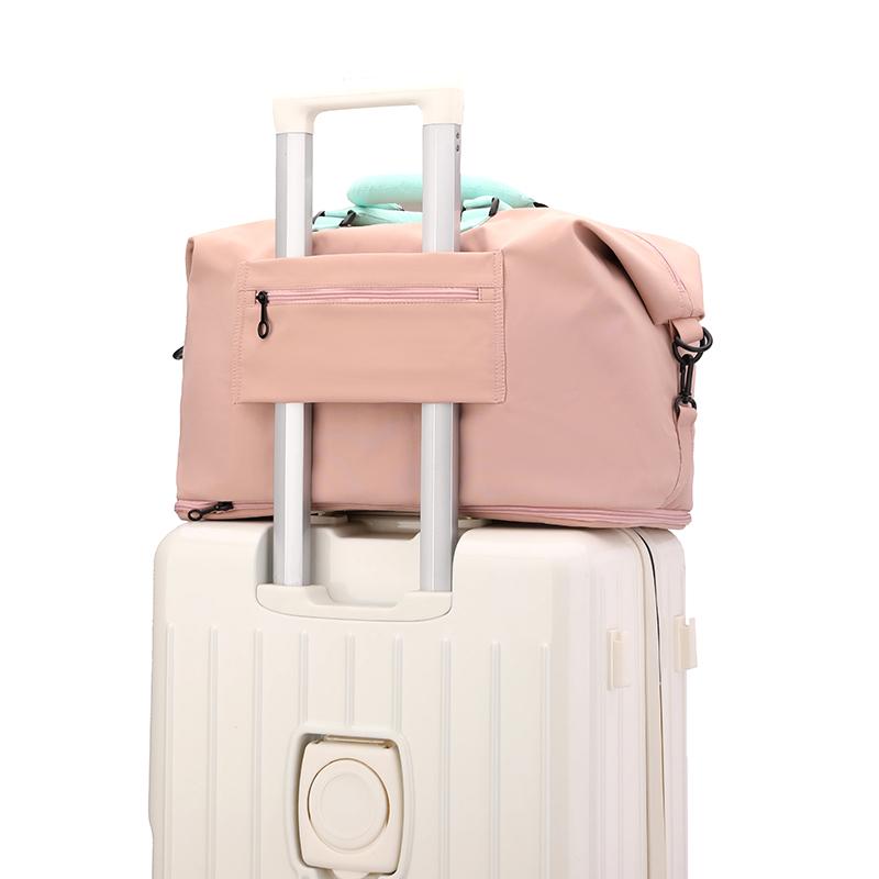 Outdoor Short-Distance Travel Bag Shoulder Luggage Bag Dry and Wet Separate Sports Fitness Bag