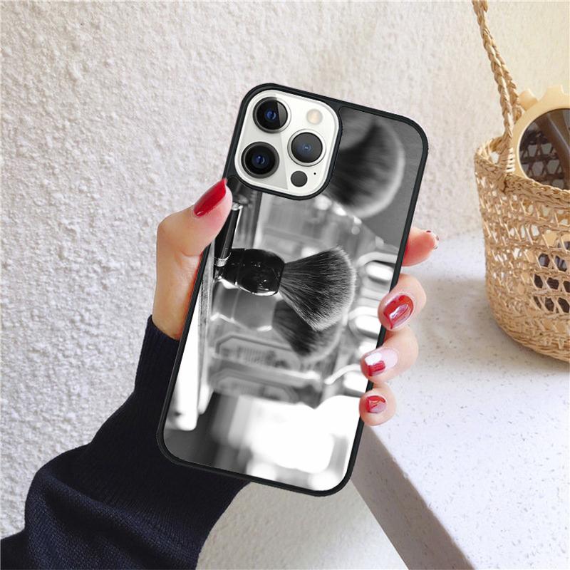 Barber Scissors Hairstylist Salon Phone Case for iPhone 17 Air 16 Coque 15 14 12 13 PLUS 11 PRO MAX Back Cover Fundas Shell