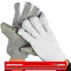 Thickened Canvas Work Gloves with Dotted Grip (10 Pairs)