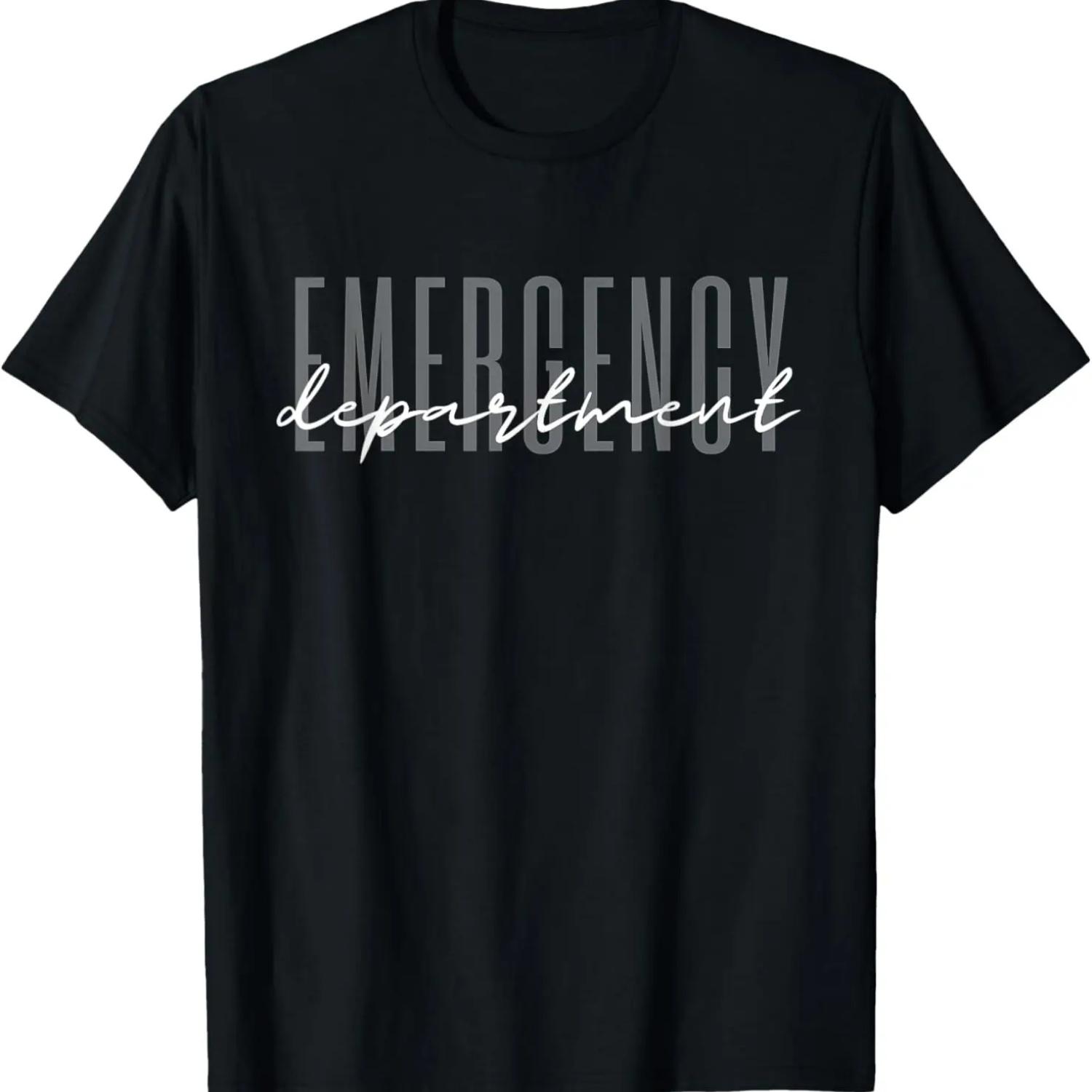 

Emergency Department Emergency Room Healthcare Nursing T-Shirt XXXXXL чёрный