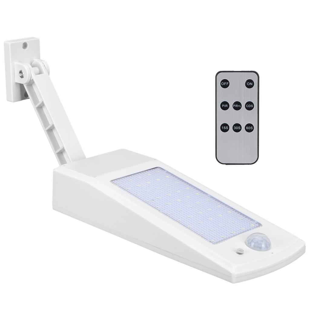 LED Solar Light Induction Wall Lamp White Shell White Light Courtyard Outdoor Lighting Supplies