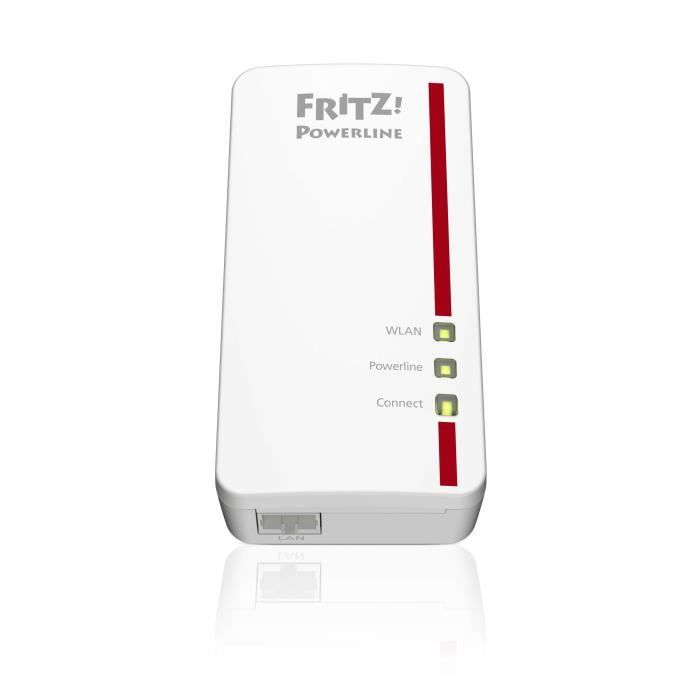 Adaptateur Powerline - AVM - FRITZ!Powerline 1260E - 1200 Mbit/s - WiFi AC+N - MIMO 2x2