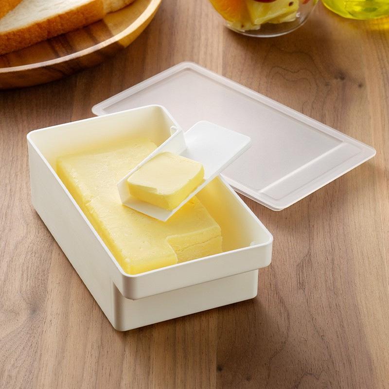 Japanese-Style Butter & Cheese Storage Box with Slicer