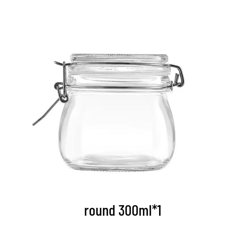 Yunrui Thickened Round Glass Sealing Jar