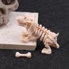 3D Printed Eared Dog Skeleton Statue Joint Mobility Doll Desktop Ornament Living Room Home Office Decoration Gifts