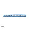3D TITANIUM for US American SUV Off ORoad car trunk Nameplate Decal Emblem Badge Sticker