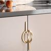 Gold Chinese Style Cabinet Handles Unique Line Design New Design Gold Wardrobe Pulls High Quality Durable Extended Length Pulls