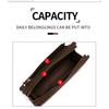 Crazy Horse Leather Men's Handbag Long Genuine Clutch Business Commuter Functional Wallet