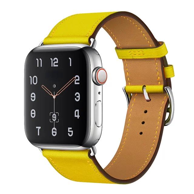 Genuine Leather Bracelet Strap For Apple Watch Band Ultra 49mm 46mm42mm 45mm 41mm 44mm 40mm Bracelet iWatch 11 10 9 8 7 6 5 4 SE