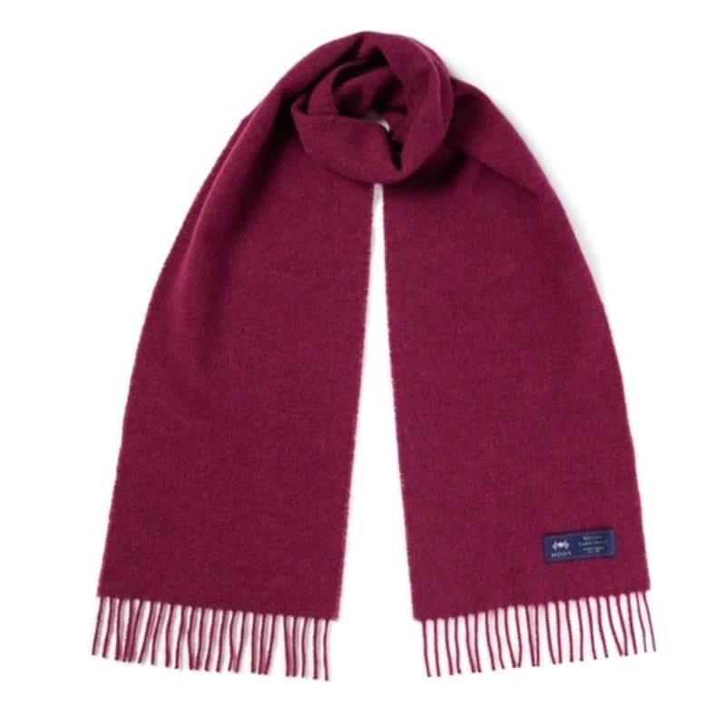 

ABRAHAM MOON Шарф из мериносовой шерсти 25 см - Ярко-розовый FREE