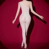 Fashion One-Shoulder Jumpsuit Oil Shiny Sheer Transparent Bodysuit Breast Seamless Tights Leotard Sexy Woman Shaping Bodysuit