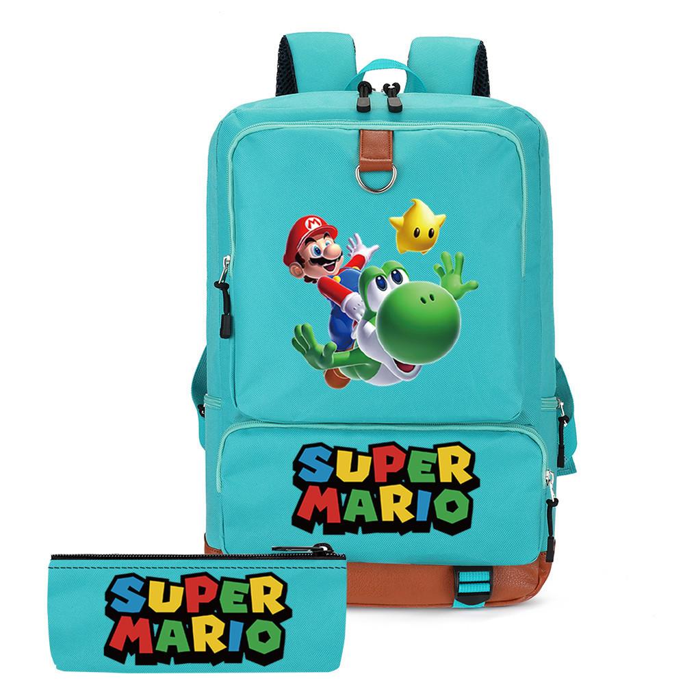 Cartoon Backpack, Primary And Secondary School Schoolbag, Backpack, Pencil Case, Two-Piece Set, Computer Bag.
