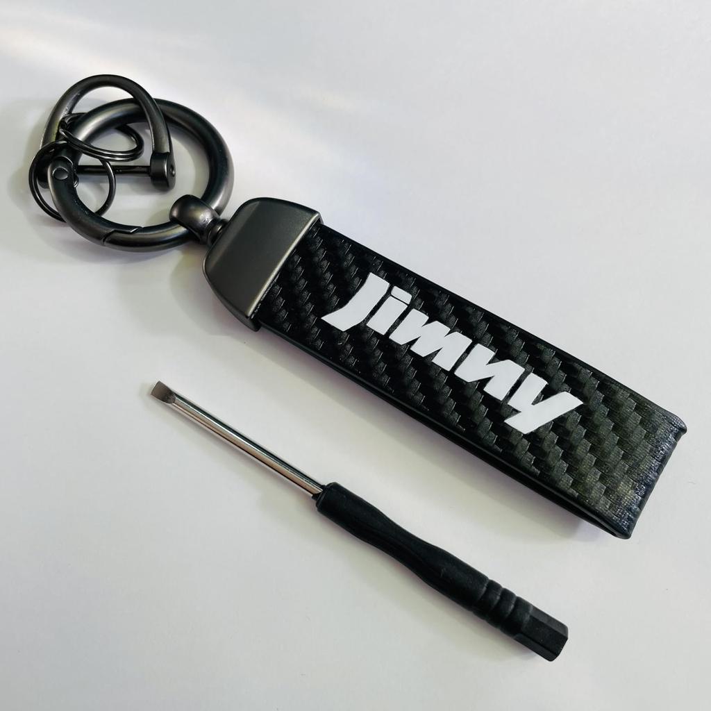 Keychain Carbon Fiber Keychain Case for Jimny Jimny and Jimny Sierra One JB64, Nomad, (Logo Only) [Used]