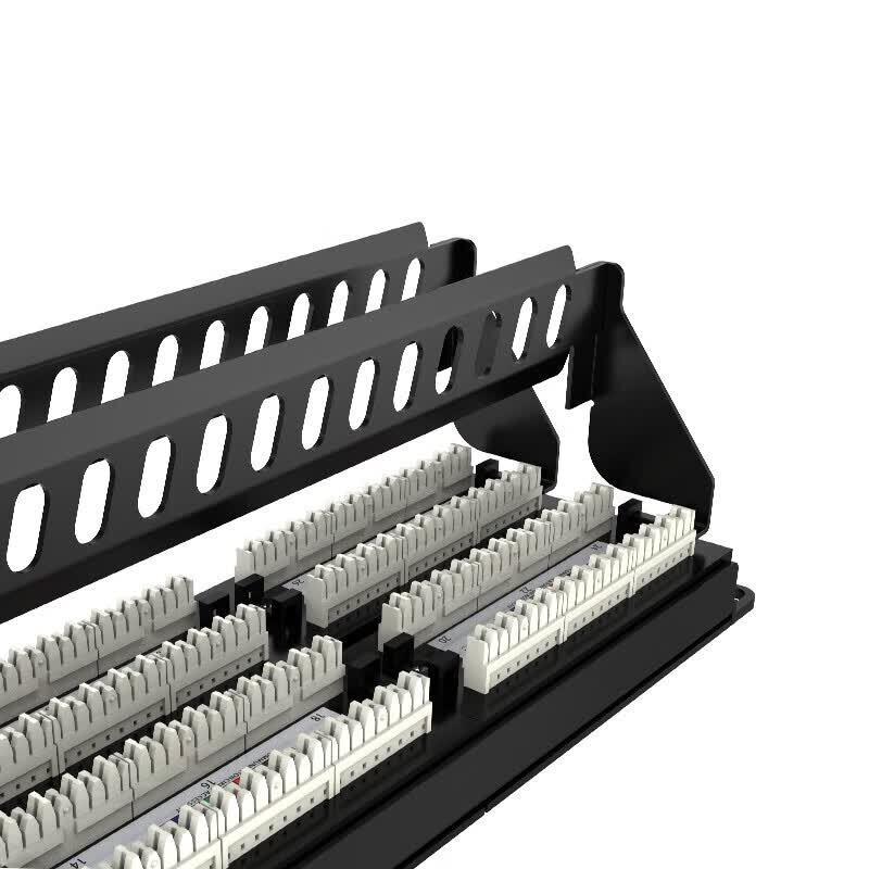 Shengwei Cat5e 48-Port 2U Rackmount Network Patch Panel
