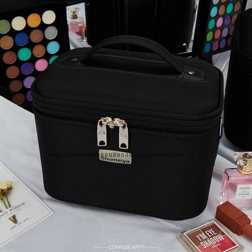 Portable Professional Makeup Case Large Capacity, Waterproof Travel Cosmetic Organizer With Lock