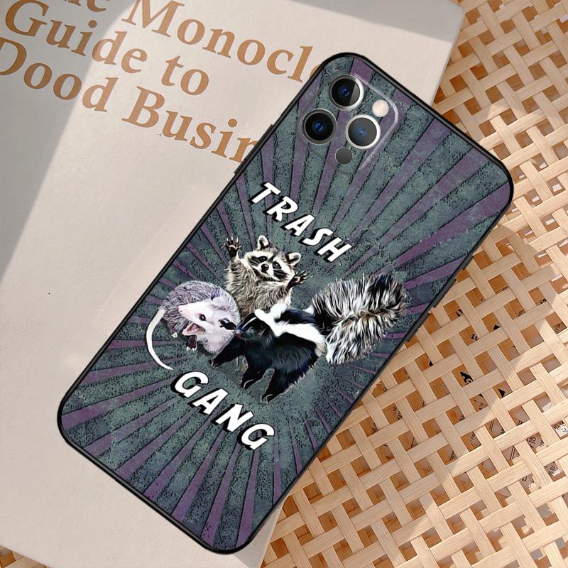 Dishwasher Possum Cute Case For iPhone 16 13 11 12 14 15 Pro Max Mini XR X XS MAX Plus Cover Cases
