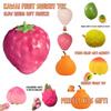 Kids  Childrens Kawaii Color Changing Fruit Squishy Toy Slow Rising Soft Squeeze Stress Relief Anti-Anxiety Sensory Fidget Toy Adults