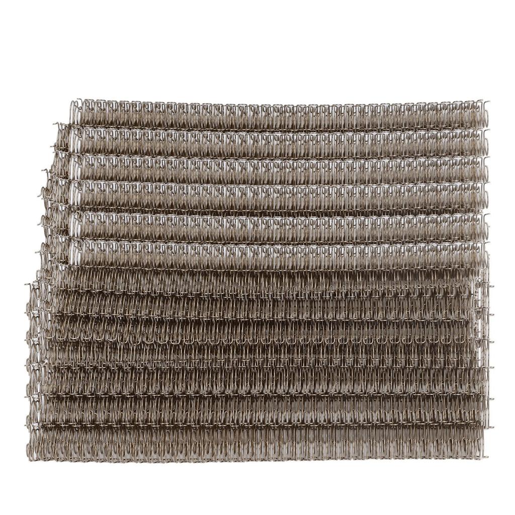 100Pcs Double Loop Wire Binding Spine 100 Sheet Capacity 3:1 Pitch 34 Loop 12.7mm Diameter Set Kit F