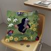 Cute The Little Mole Art Cushion Cover Decorative Pillow Sofa Home Decor Case Pillow Cases