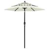 VidaXL 3-Tier Garden Parasol with Aluminum Pole, Patio Sunshade, Sun Shelter, Beach Umbrella Terrace, 313852